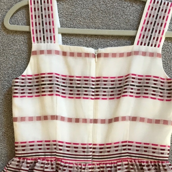 Gal Meets Glam Ashton Button Stripe Dress Size 00 - Picture 11 of 11
